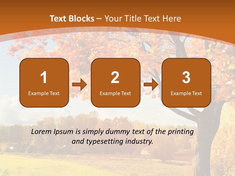 Autumn Landscape PowerPoint Template