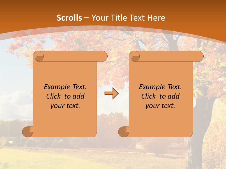Autumn Landscape PowerPoint Template