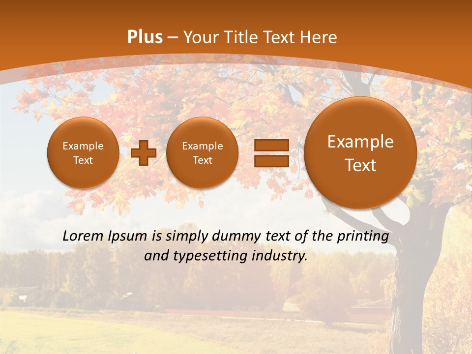 Autumn Landscape PowerPoint Template