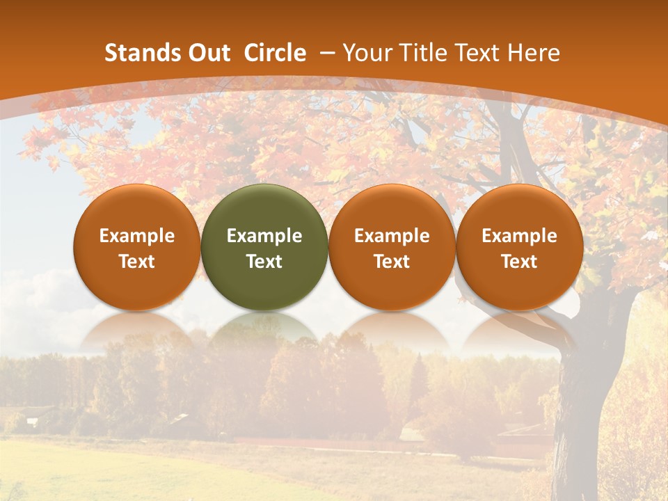 Autumn Landscape PowerPoint Template