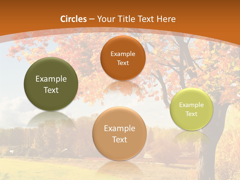 Autumn Landscape PowerPoint Template