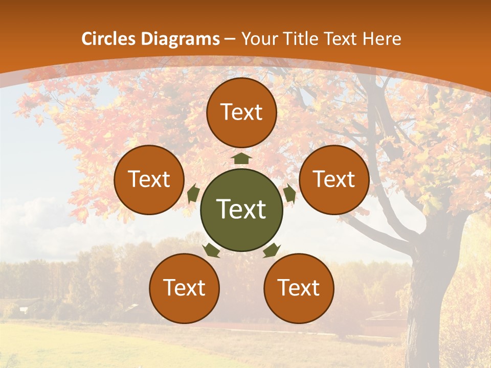 Autumn Landscape PowerPoint Template