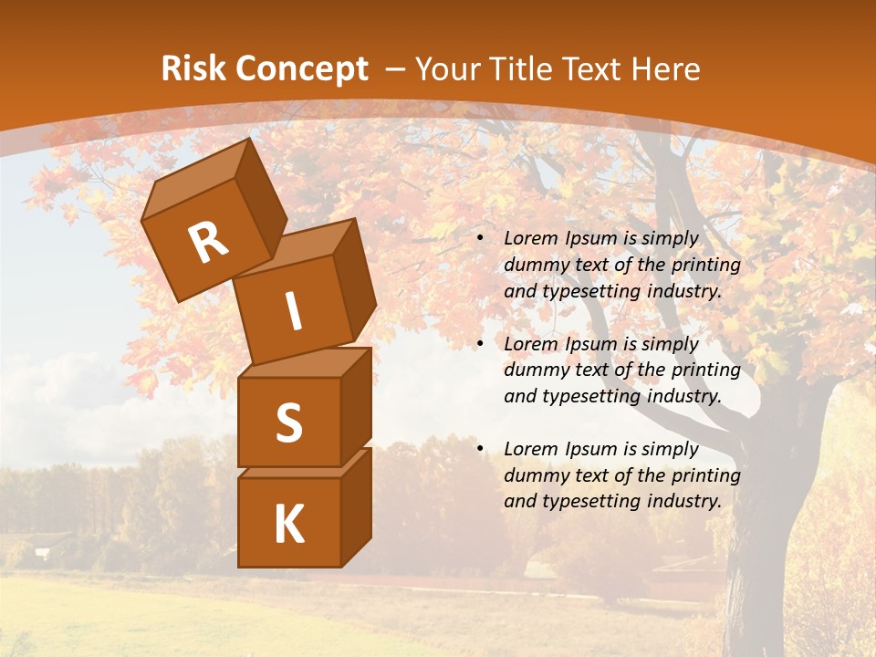 Autumn Landscape PowerPoint Template