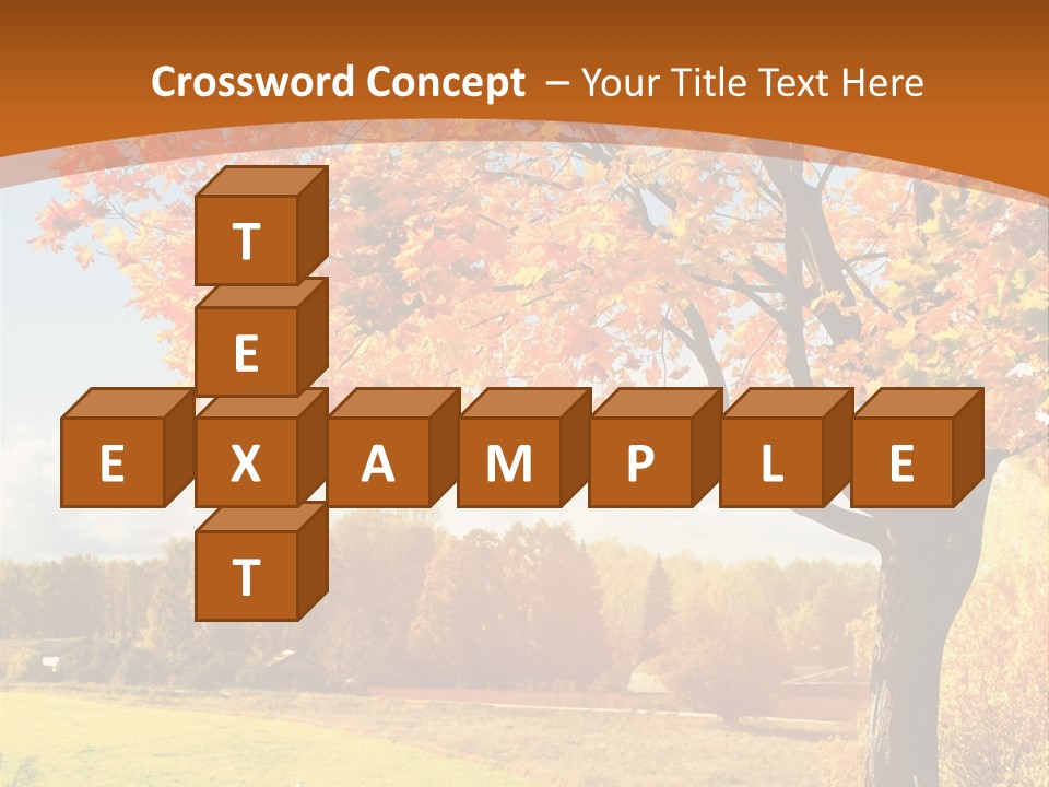 Autumn Landscape PowerPoint Template