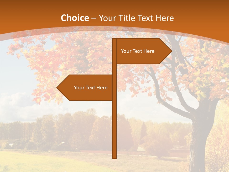 Autumn Landscape PowerPoint Template