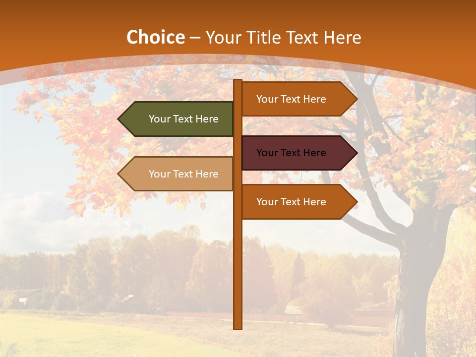 Autumn Landscape PowerPoint Template