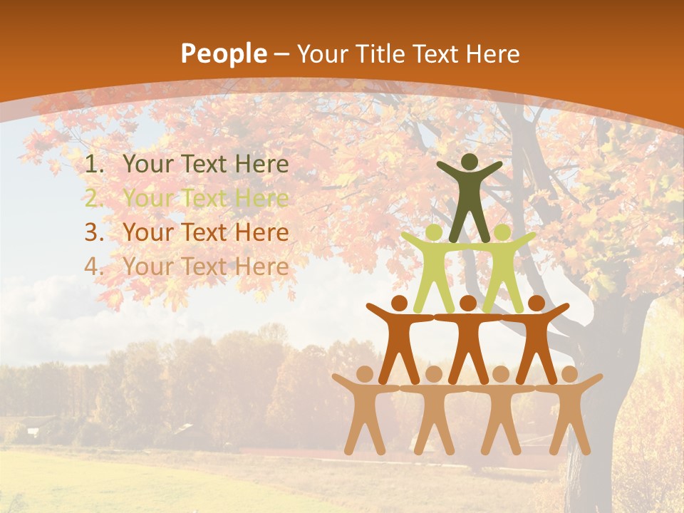 Autumn Landscape PowerPoint Template