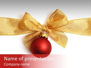 Ball Space Decoration PowerPoint Template