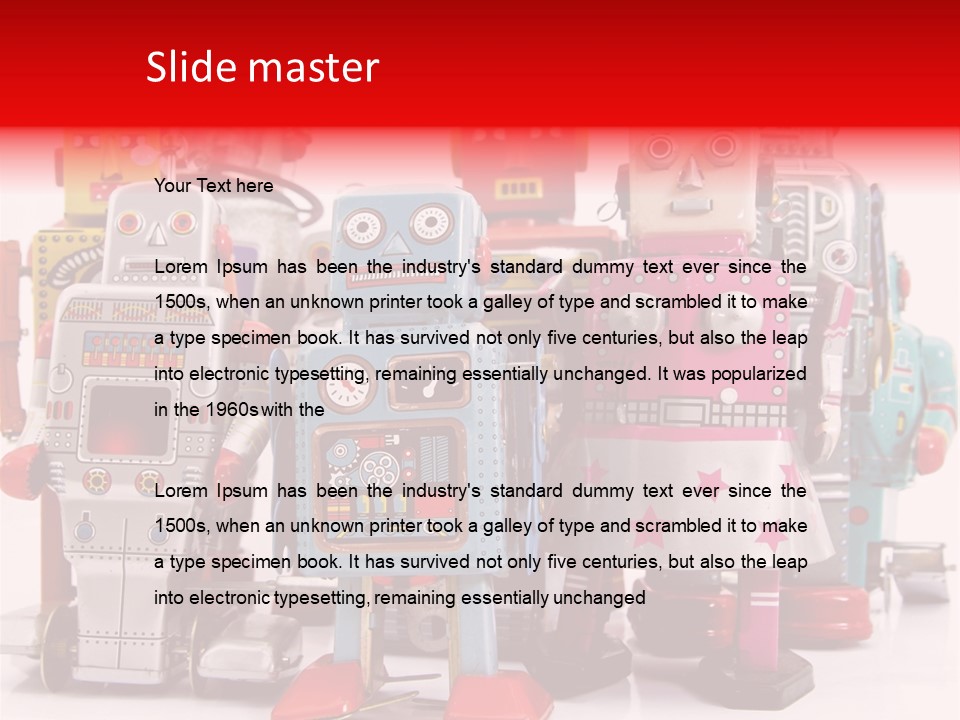 Robot Toys PowerPoint Template