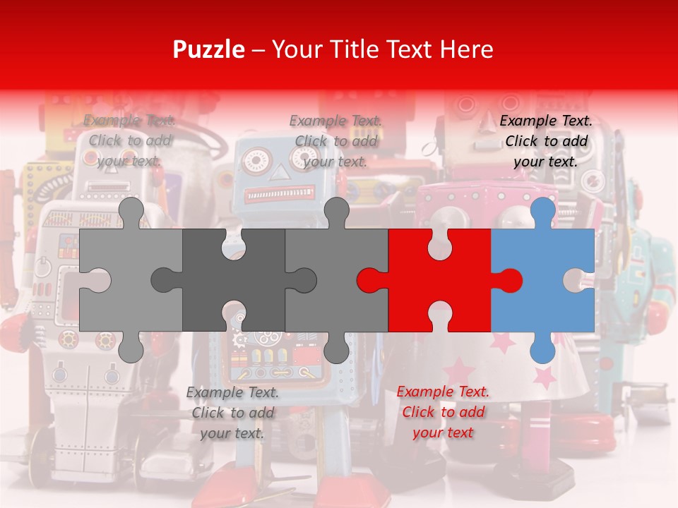 Robot Toys PowerPoint Template