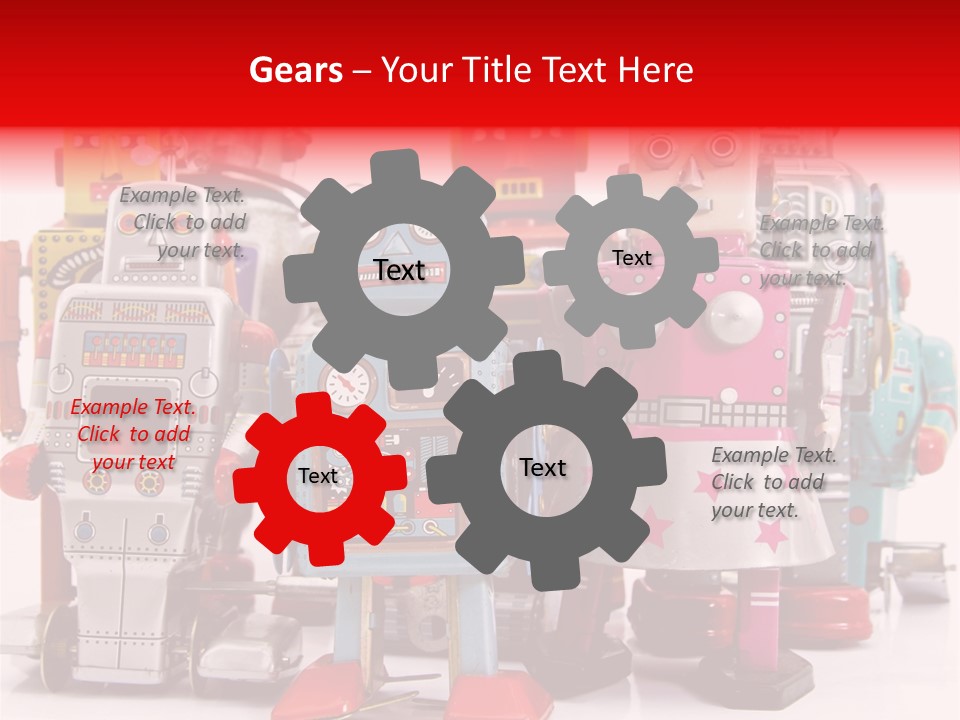 Robot Toys PowerPoint Template