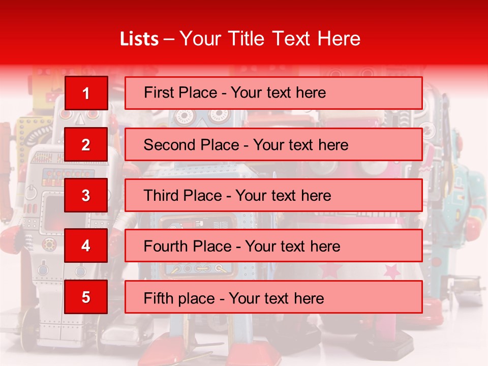 Robot Toys PowerPoint Template