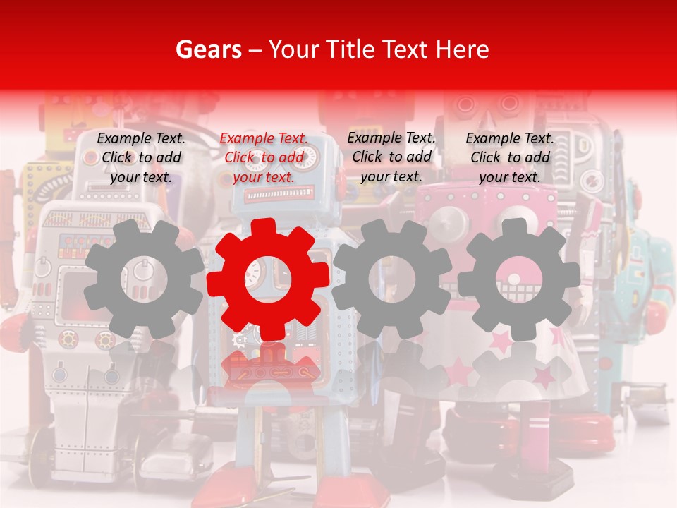 Robot Toys PowerPoint Template