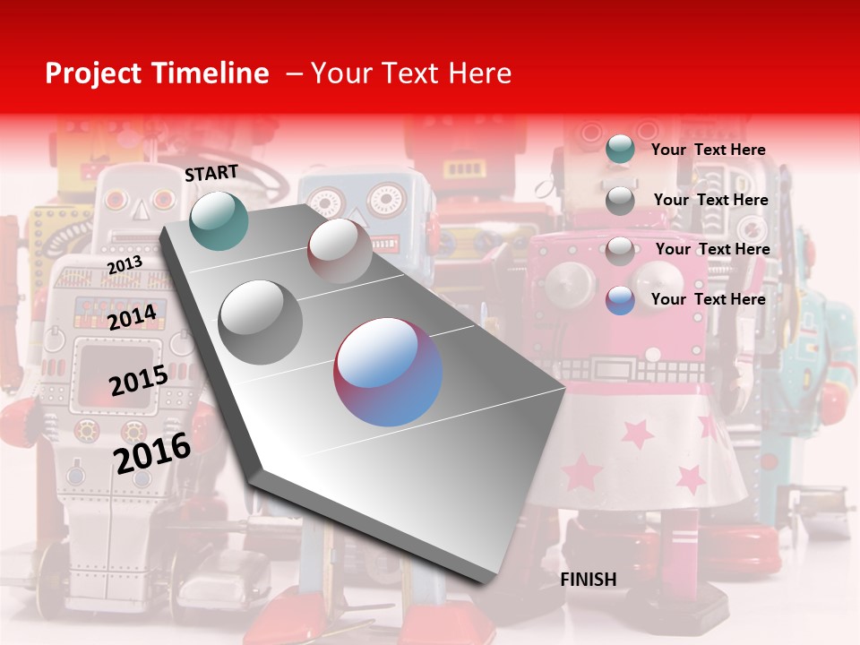Robot Toys PowerPoint Template
