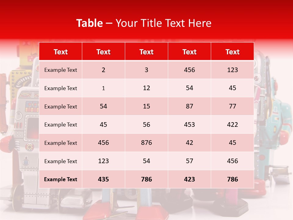 Robot Toys PowerPoint Template