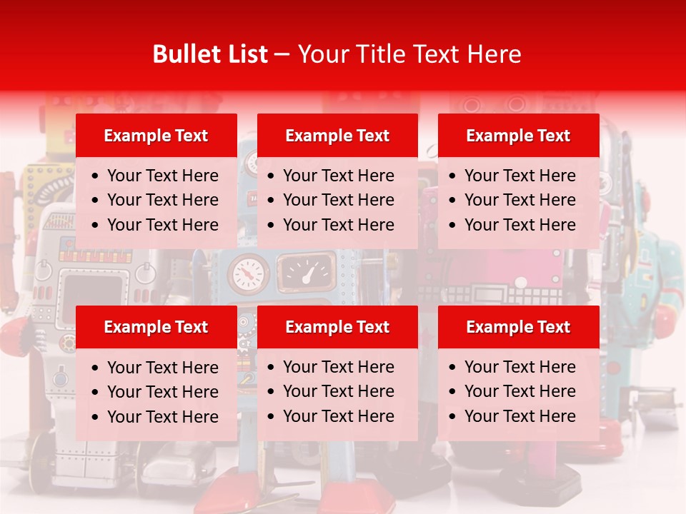Robot Toys PowerPoint Template