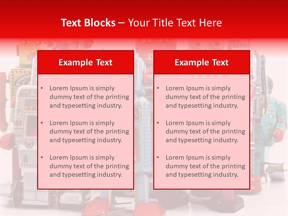 Robot Toys PowerPoint Template