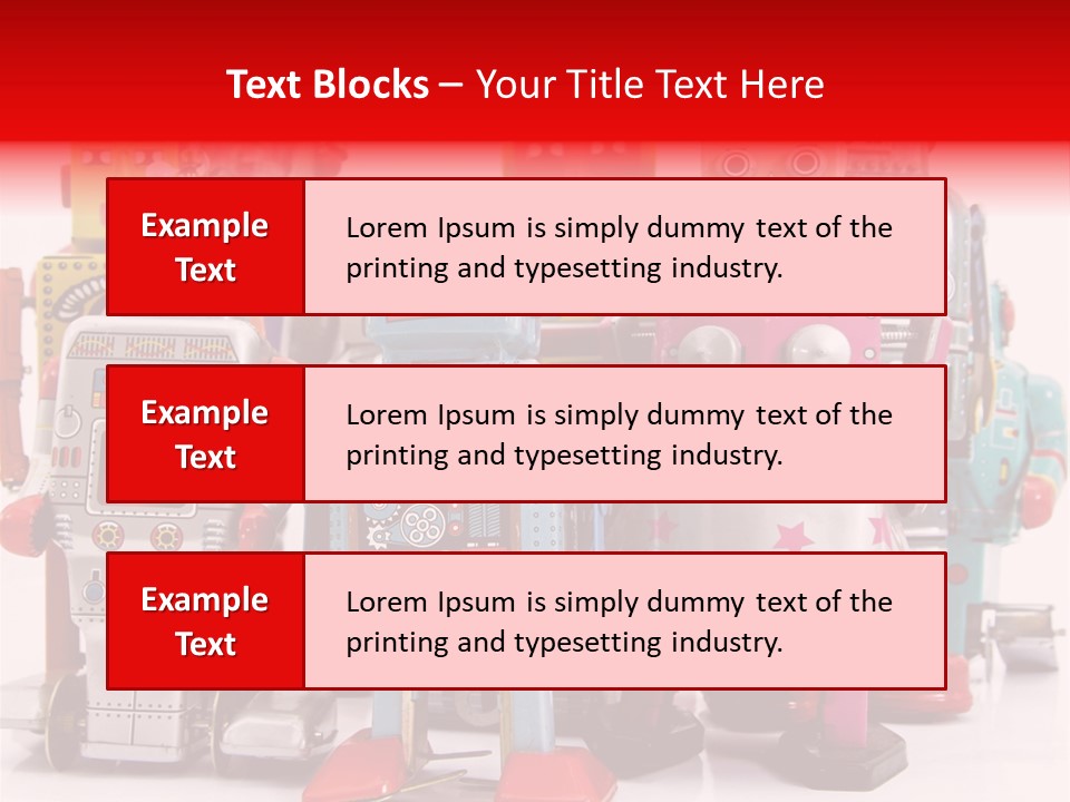 Robot Toys PowerPoint Template
