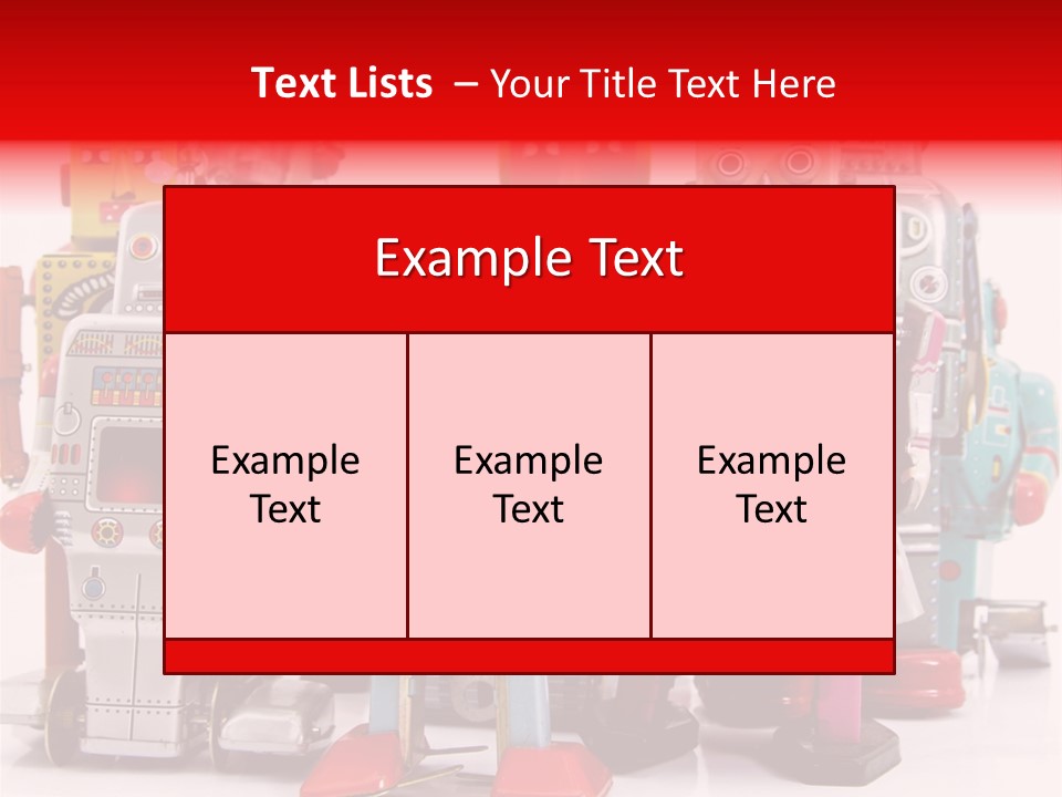 Robot Toys PowerPoint Template