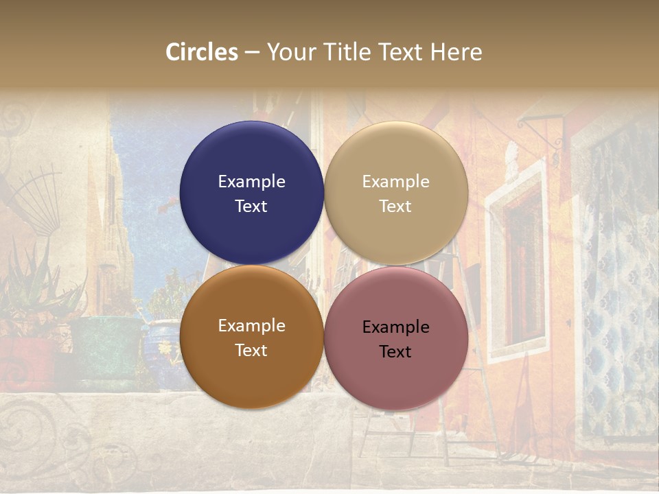 Village House Style PowerPoint Template