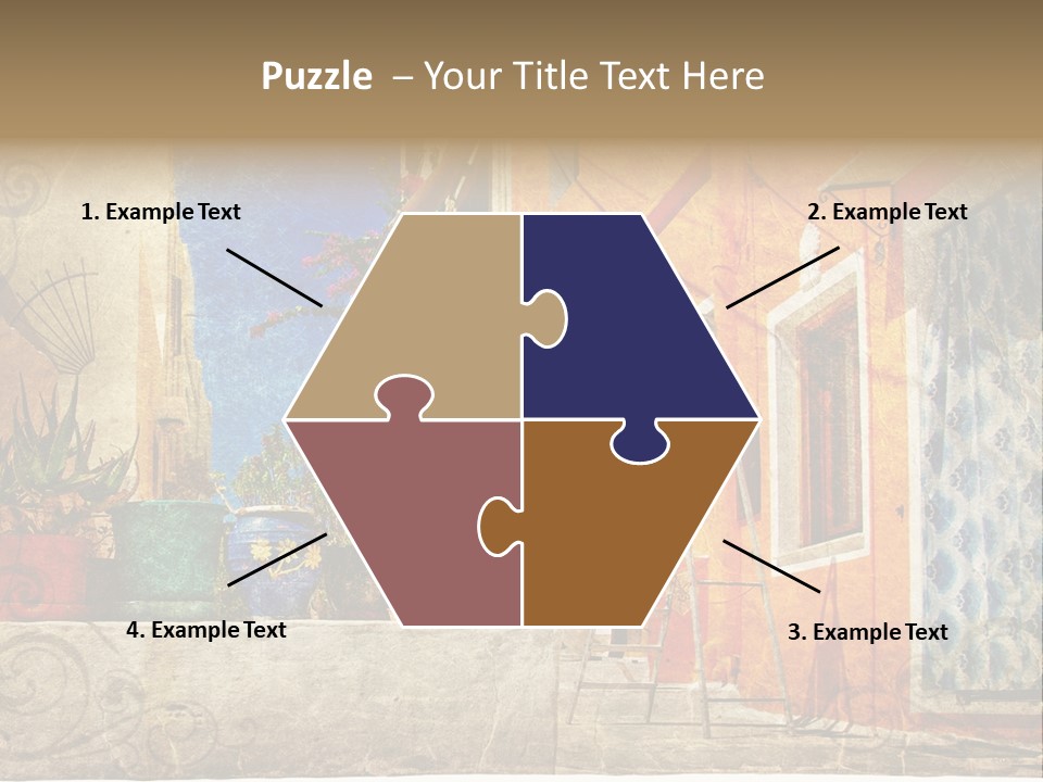 Village House Style PowerPoint Template