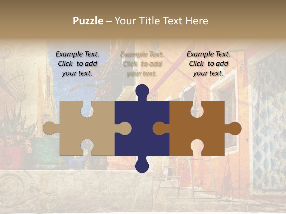 Village House Style PowerPoint Template