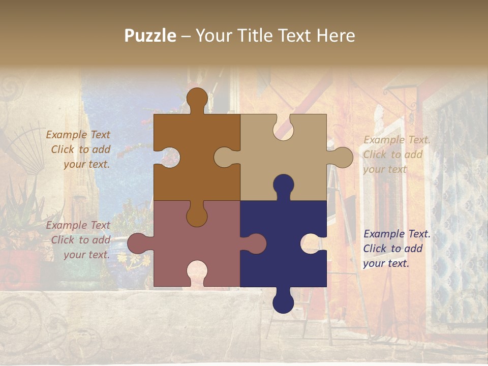 Village House Style PowerPoint Template