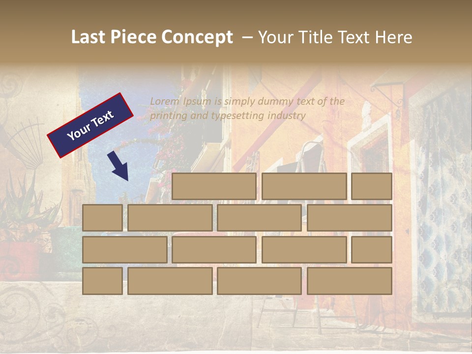 Village House Style PowerPoint Template
