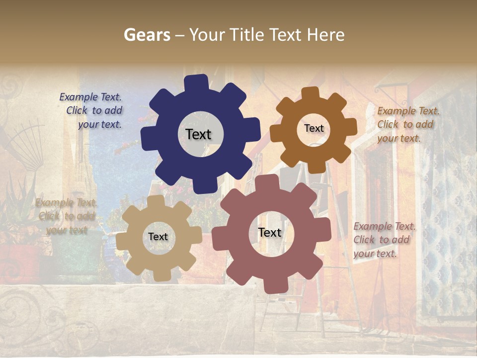 Village House Style PowerPoint Template