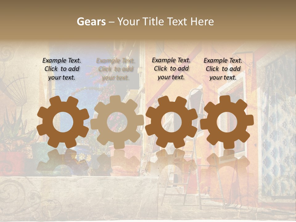 Village House Style PowerPoint Template