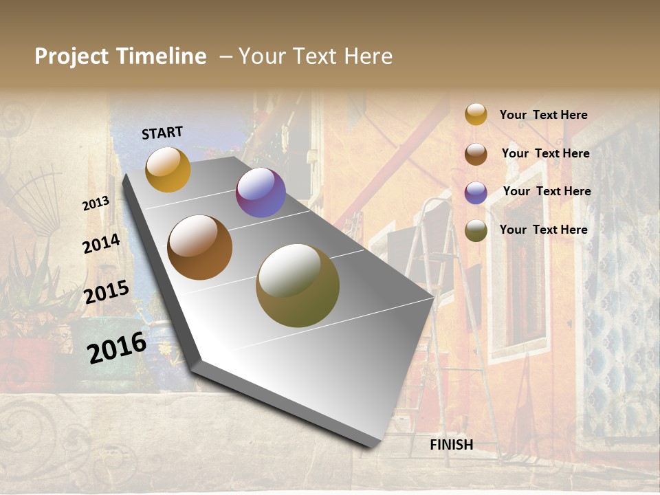 Village House Style PowerPoint Template