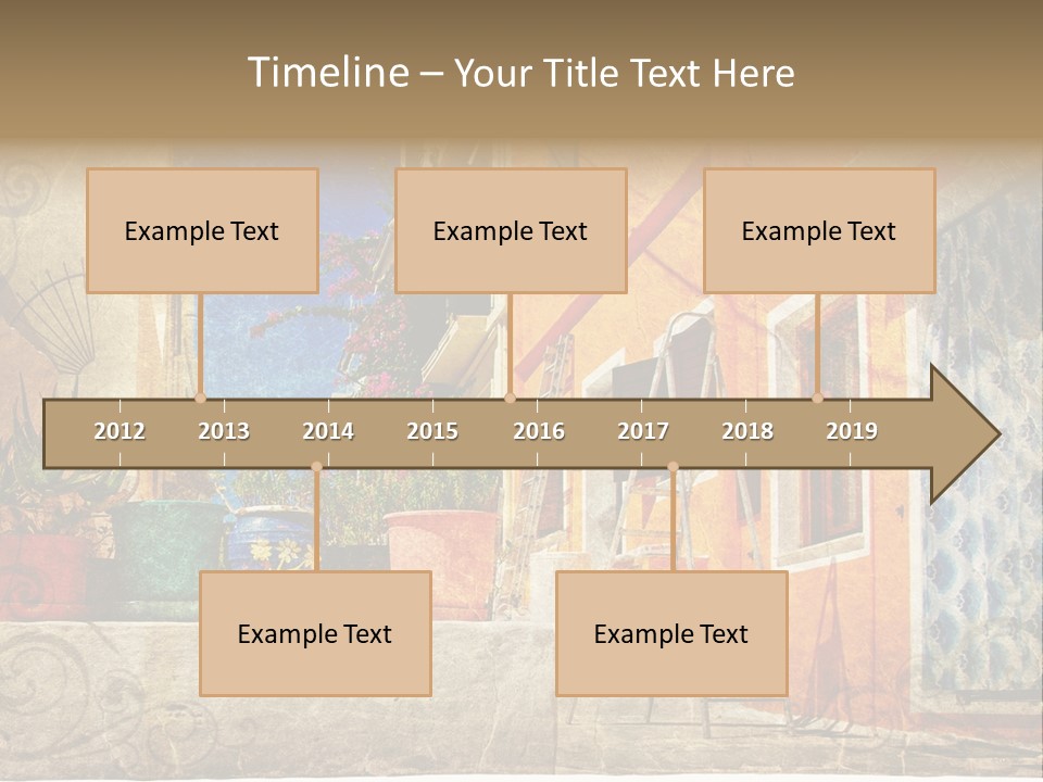 Village House Style PowerPoint Template