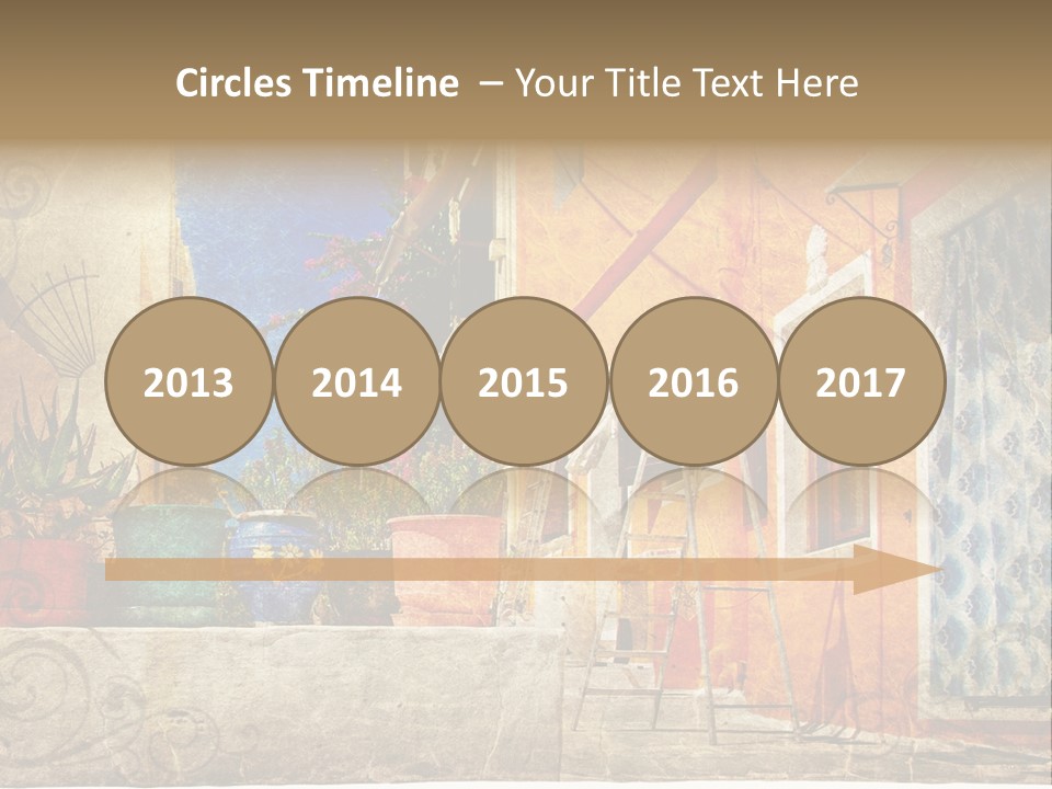 Village House Style PowerPoint Template