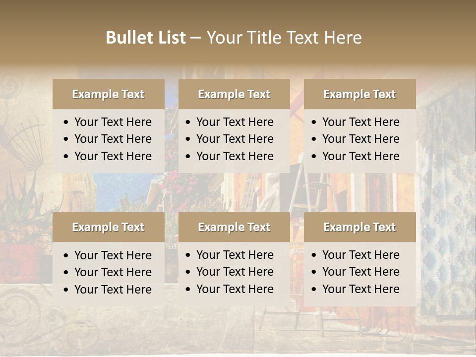 Village House Style PowerPoint Template