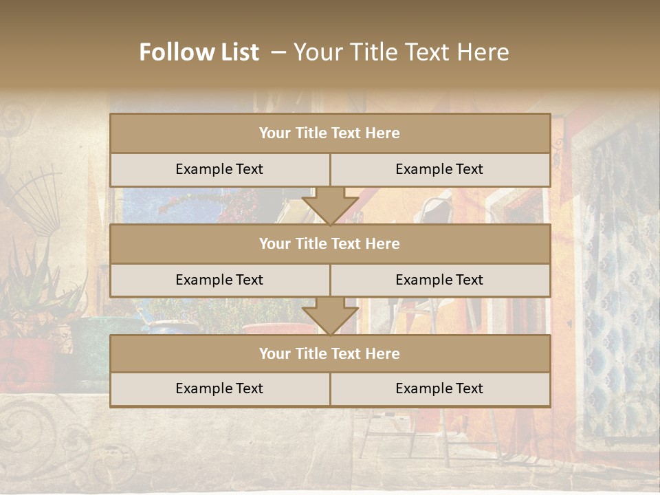 Village House Style PowerPoint Template