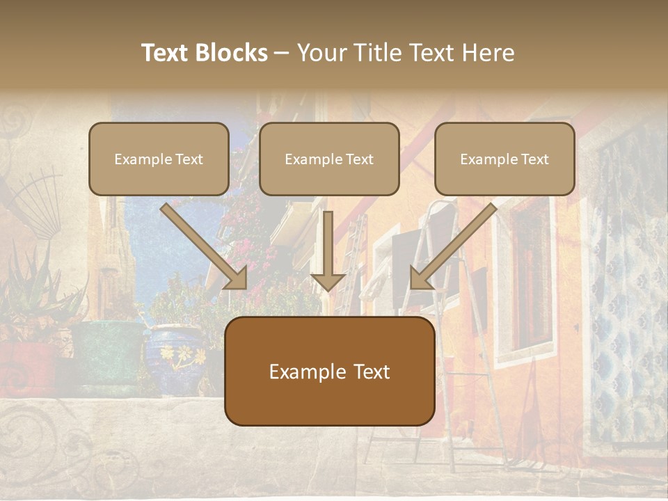 Village House Style PowerPoint Template