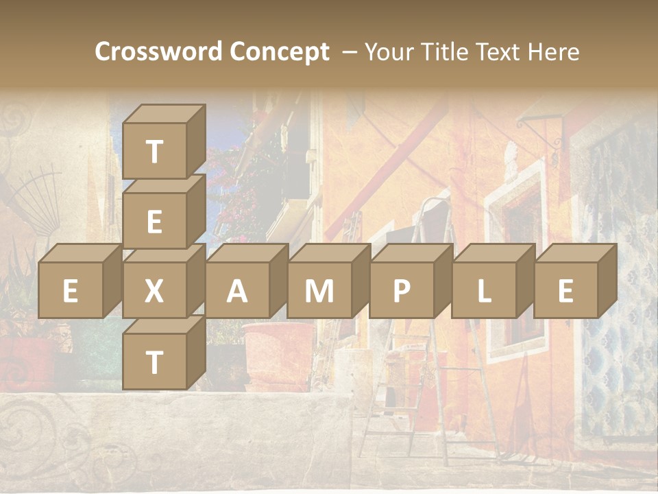 Village House Style PowerPoint Template