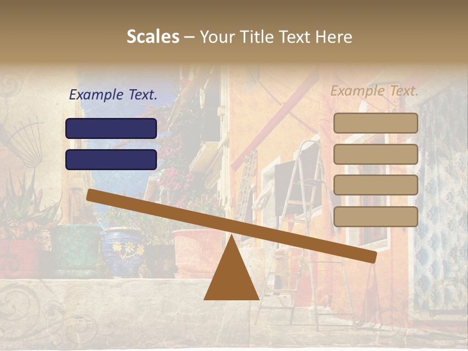 Village House Style PowerPoint Template