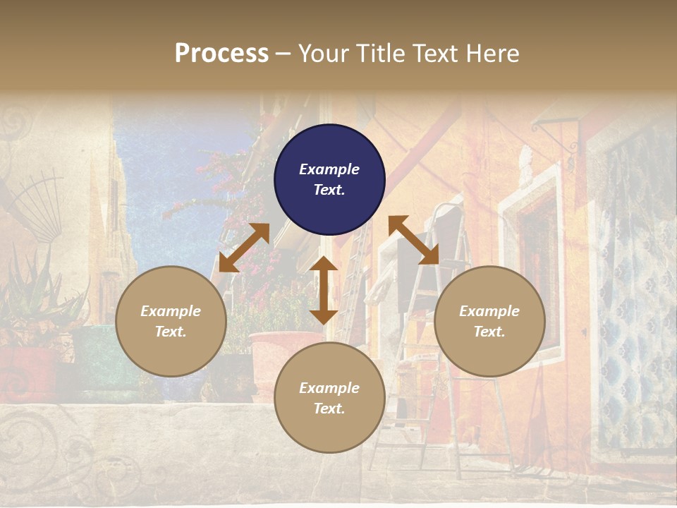 Village House Style PowerPoint Template