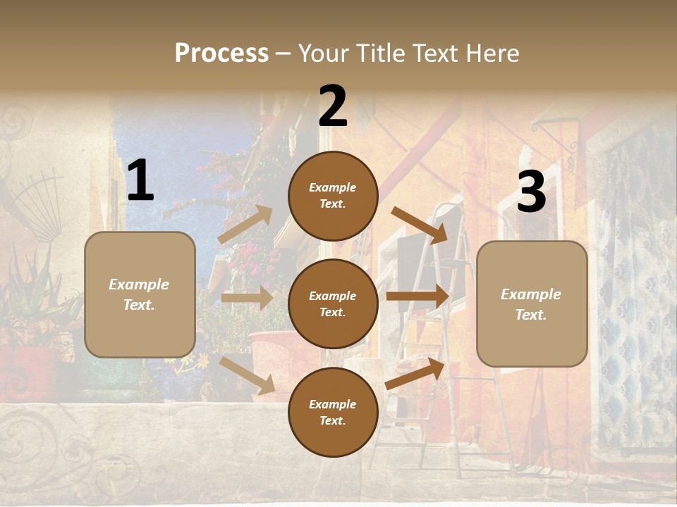 Village House Style PowerPoint Template