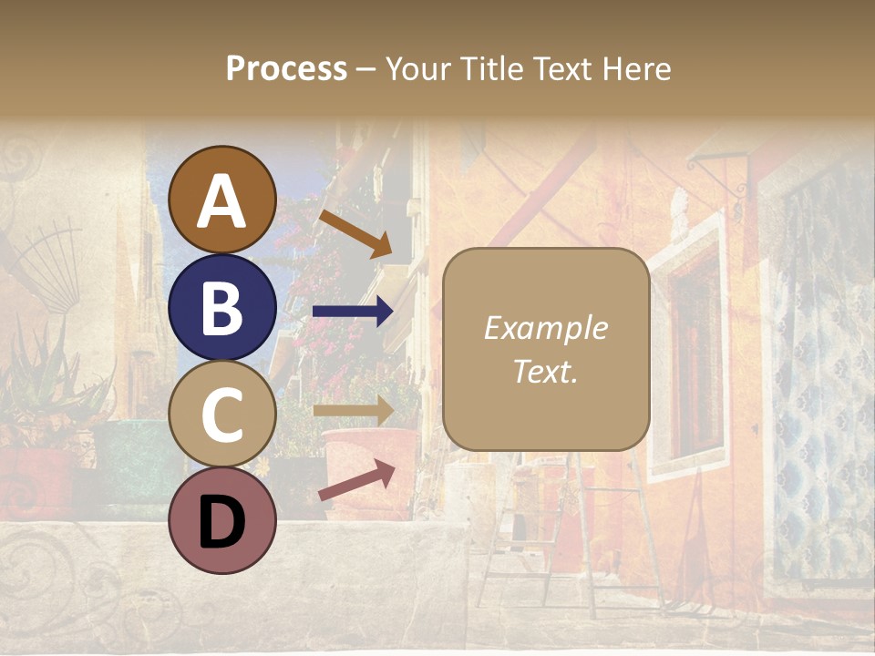 Village House Style PowerPoint Template