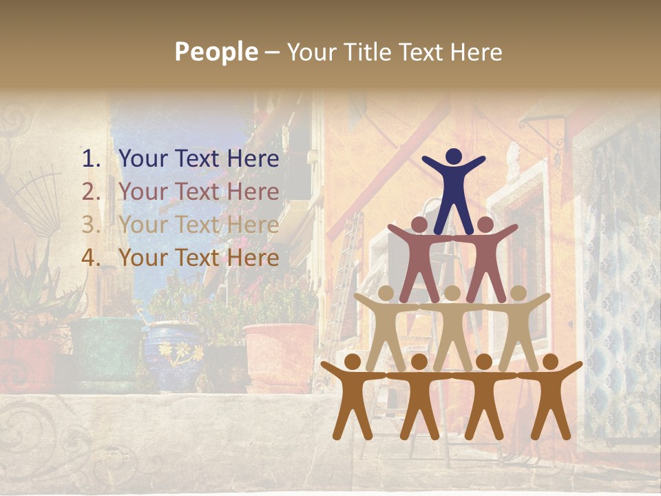 Village House Style PowerPoint Template