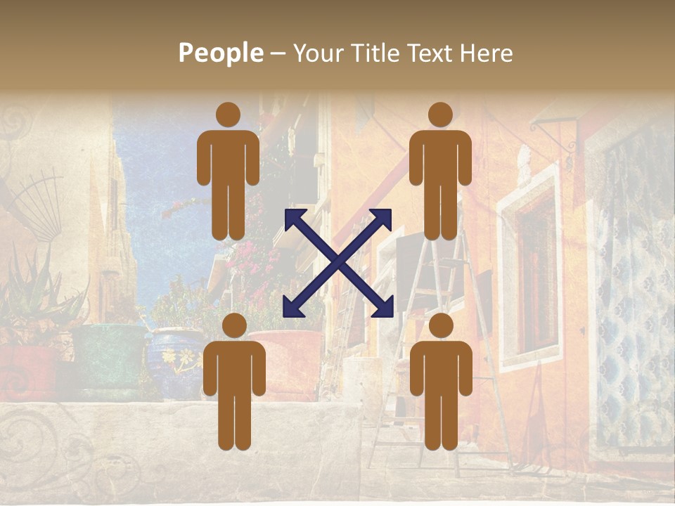 Village House Style PowerPoint Template