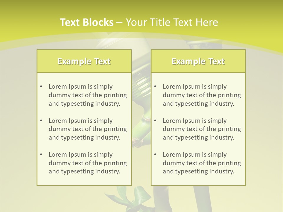 Economic Lamps PowerPoint Template