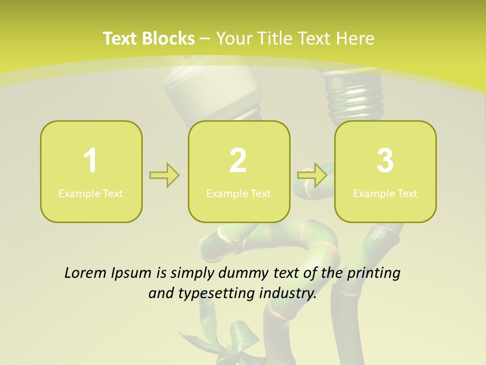 Economic Lamps PowerPoint Template
