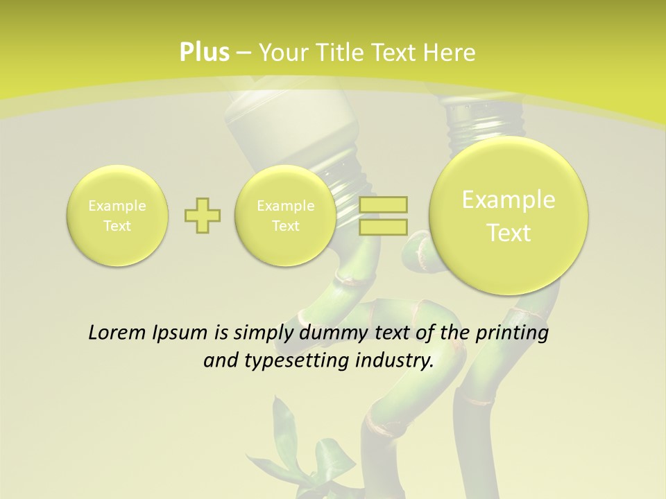 Economic Lamps PowerPoint Template