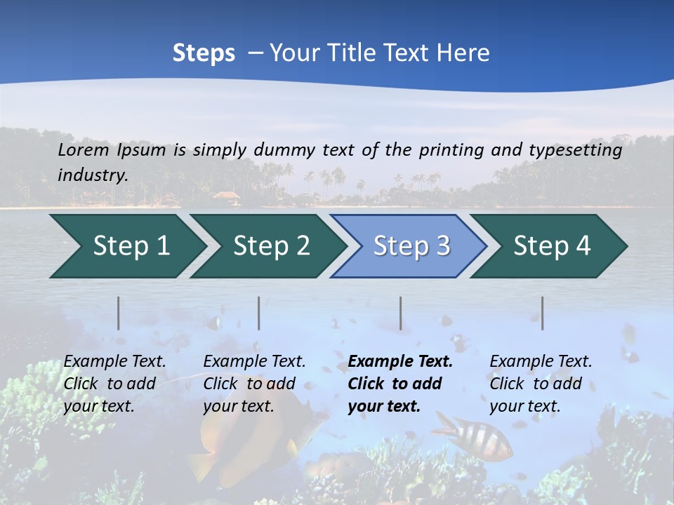 Coral Reef Eilat PowerPoint Template