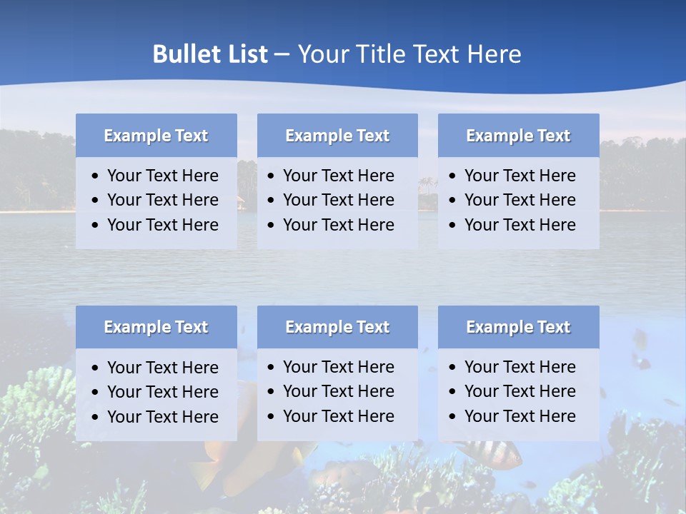 Coral Reef Eilat PowerPoint Template