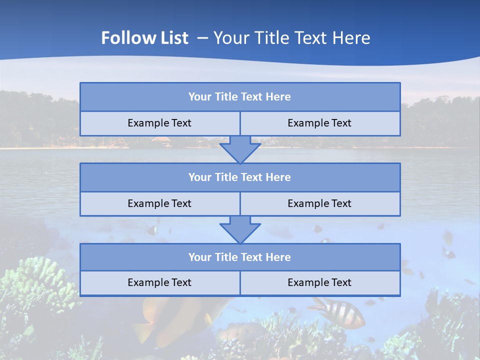 Coral Reef Eilat PowerPoint Template