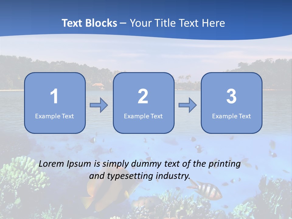 Coral Reef Eilat PowerPoint Template
